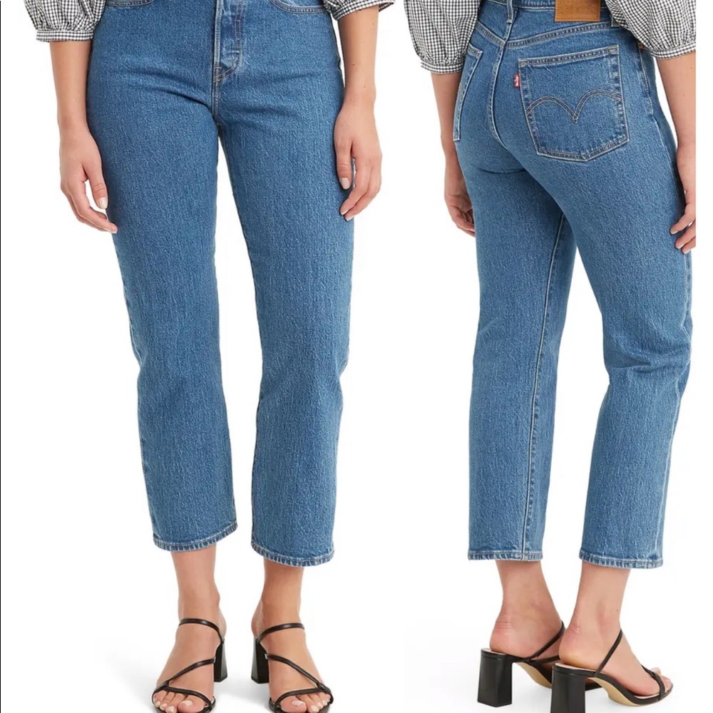 The Wedgie High Waist Straight Leg Jeans